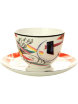 Чайная чашка с блюдцем форма Весенняя-2 рисунок Красный флаг ИФЗ фото 2 — Samovars.ru